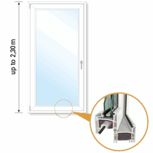 GEALAN S8000 ablak profil