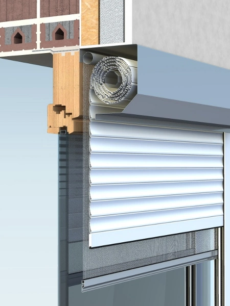 Umbroll Polyroll Combi redőny szúnyoghálóval