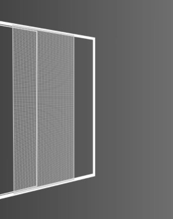 Sínes (tolóajtós) szúnyogháló