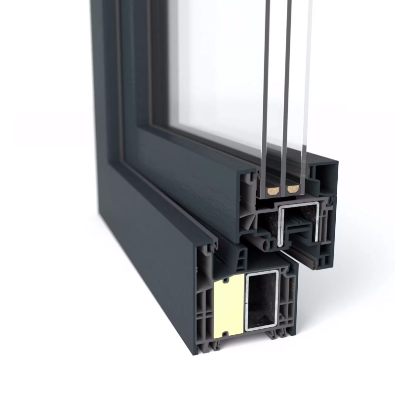 GEALAN-KONTUR® Prémium rendszer alumínium opcióval