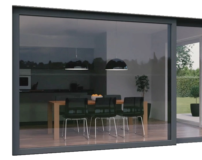 VEKAMOTION 82 műanyag tolóajtóprofil